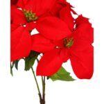 FLOR DE PASCUA X7 ARTIFICAL 50CM - Imagen 2