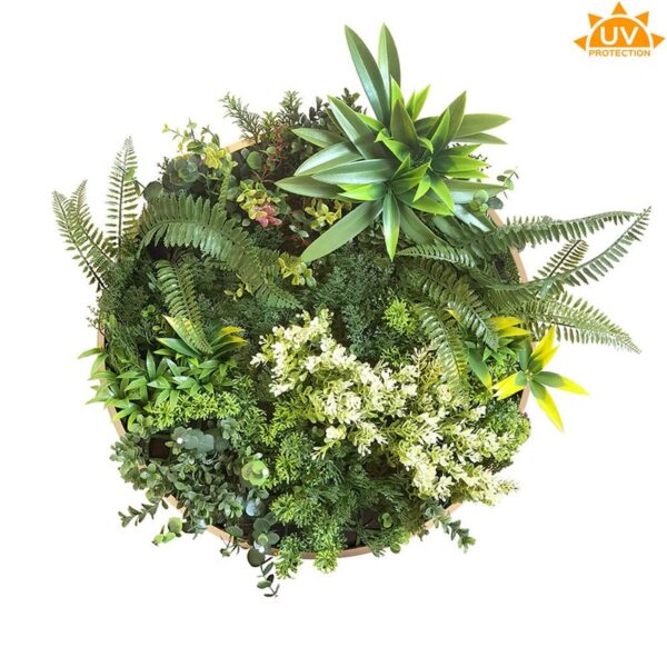 K004BV027_0 CUADRO VEGETAL REDONDO Ø 50CM - Imagen 1