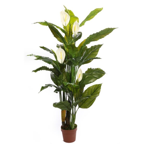 SPATIFILIUM ARTIFICIAL EN MACETA 133CM - Imagen 1