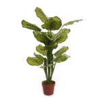 CALATHEA ARTIFICIAL EN MACETA 120CM