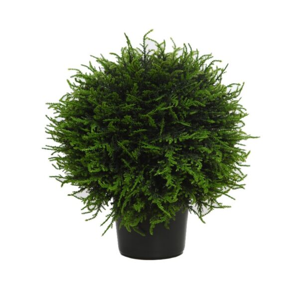 BOLA SETO TUYA EN MACETA ARTIFICIAL 44CM - Imagen 1