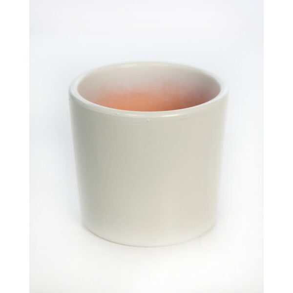 MACETA CERAMICA BLANCA 9CM - Imagen 1