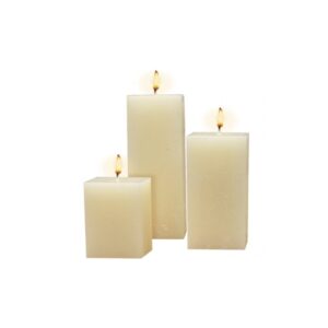 VELA CUADRADA MACIZA 10CM