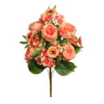 RAMO PEONIAS Y GERBERAS ARTIFICIALES 54CM - Imagen 3