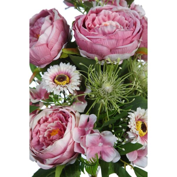RAMO PEONIAS Y GERBERAS ARTIFICIALES 54CM - Imagen 8