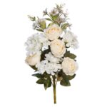 RAMO ROSAS Y HORTENSIAS ARTIFICIAL 47CM