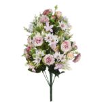 RAMO CLAVEL LILY ARTIFICIAL 50CM - Imagen 5