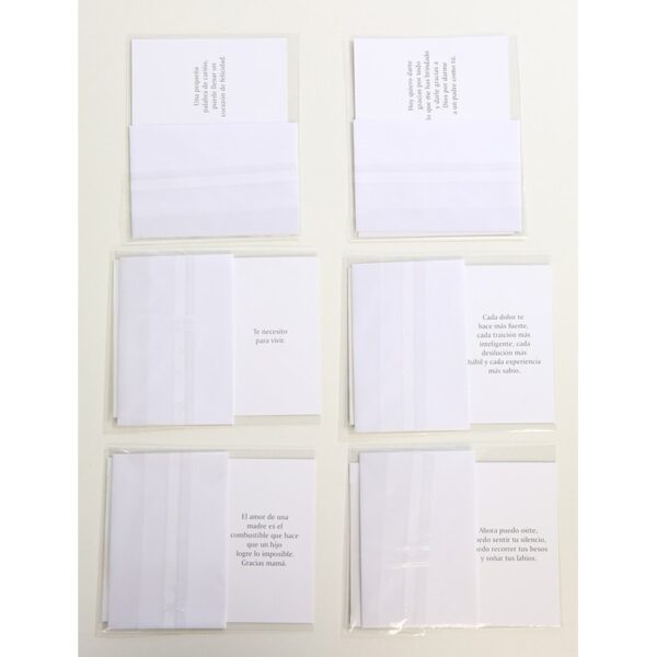 TARJETAS SURTIDAS CON SOBRE CAJA 100UD - Imagen 3