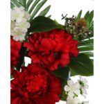 RAMO DE UNA CARA PEONIAS ARTIFICIAL 55CM - Imagen 4