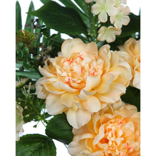 RAMO DE UNA CARA PEONIAS ARTIFICIAL 55CM - Imagen 6