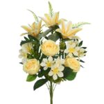 RAMO LILIS Y ROSAS ARTIFICIAL 55CM