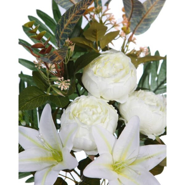 RAMO LILIS Y PEONIAS ARTIFICIAL 55CM - Imagen 2