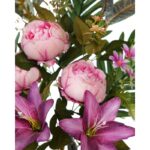 RAMO LILIS Y PEONIAS ARTIFICIAL 55CM - Imagen 8
