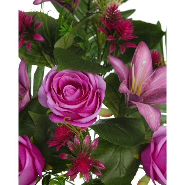 RAMO ROSAS Y LILIS ARTIFICIAL 50CM - Imagen 8