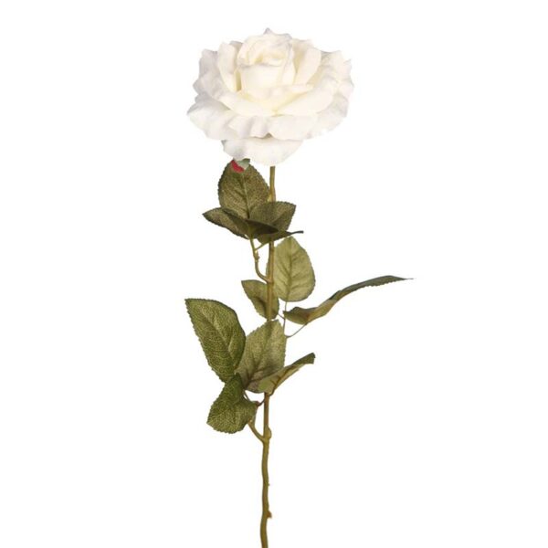 VARA ROSA ARTIFICIAL,  66CM, Ø FLOR 12CM - Imagen 2