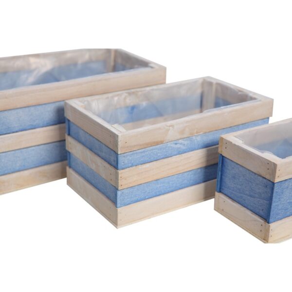JARDINERA MADERA SET X3 15CM - Imagen 2