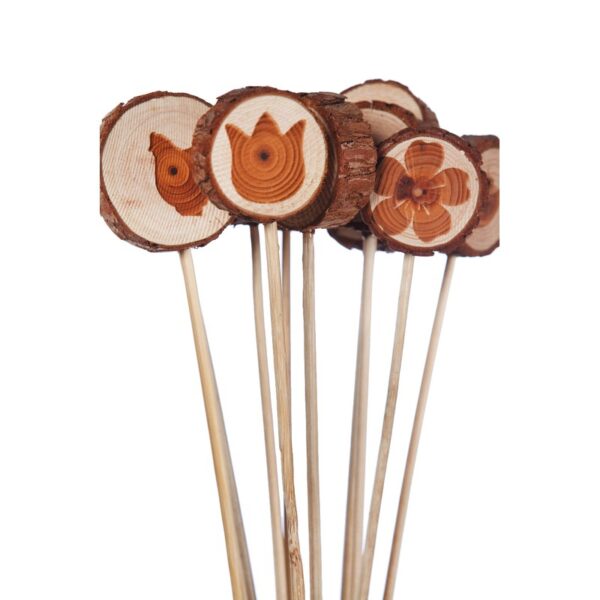 PICK MADERA TRONCO MIX BOLSA 12UD - Imagen 2