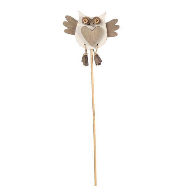 PICK MADERA BUHO BOLSA 6UD - Imagen 1