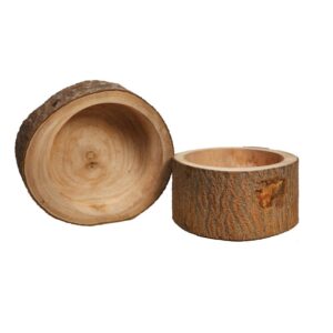 SET 2 PC JARDINERAS TRONCO NATURAL