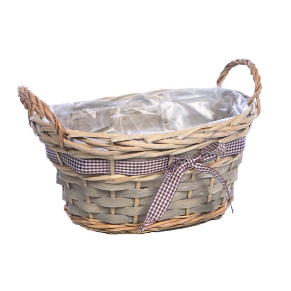 Y0072_0 CESTA MIMBRE LAZO 15CM - Imagen 1