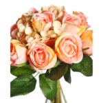 ATADO DE ROSAS Y HORTENSIAS 27CM - Imagen 2