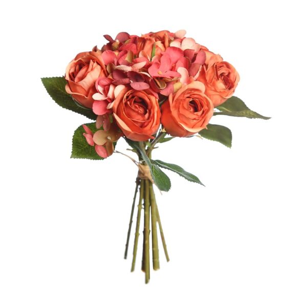 ATADO DE ROSAS Y HORTENSIAS 27CM - Imagen 5