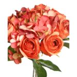 ATADO DE ROSAS Y HORTENSIAS 27CM - Imagen 6