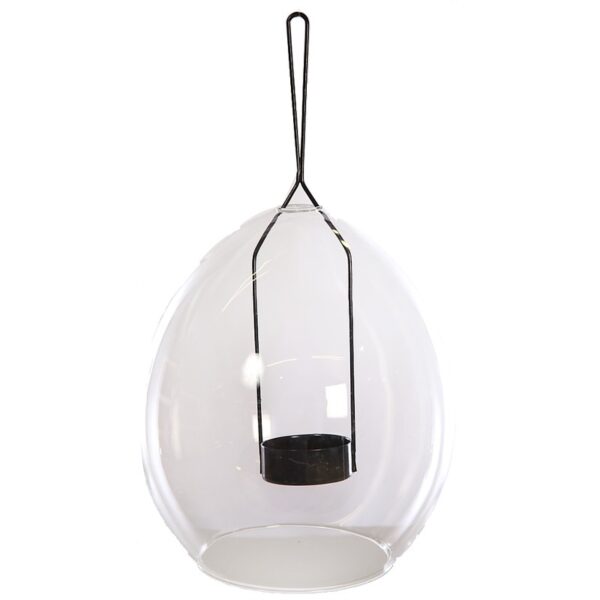 Y0211_0 CUPULA PORTAVELAS CRISTAL 16CM - Imagen 1