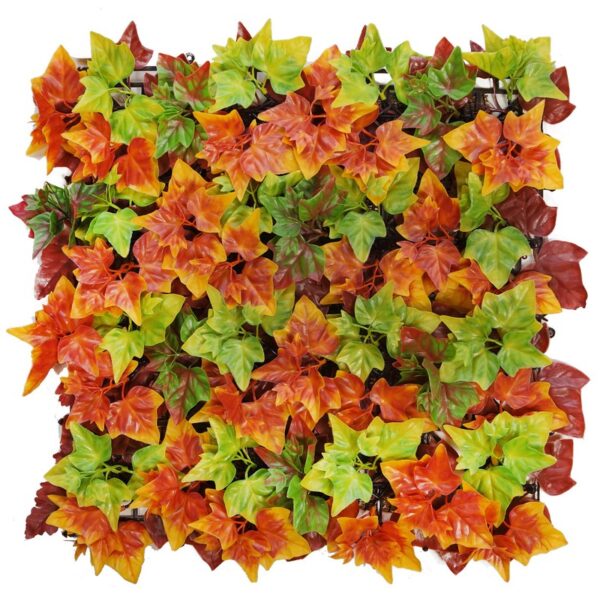 PLACA HIEDRA OTOÑAL ARTIFICIAL 50CMX50CM - Imagen 1