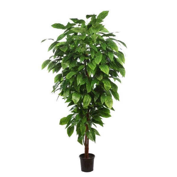 ARBOL ARTIFICIAL MANGO HOJA ANCHA 185CM - Imagen 1