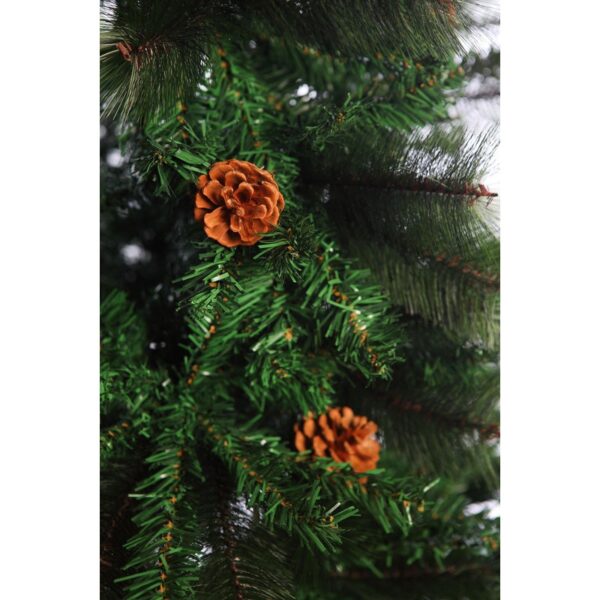 ARBOL ARTIFICIAL NAVIDAD PIÑAS 225CM - Imagen 2