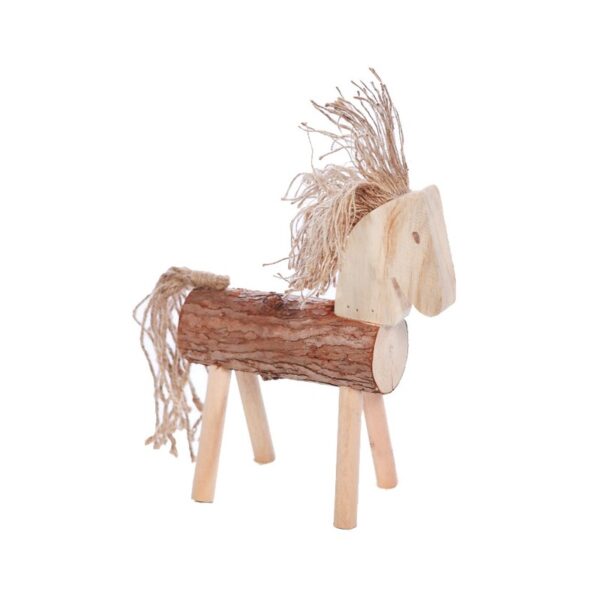 CABALLO DECORATIVO TRONCO 36CM - Imagen 1
