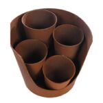 JARDINERA MULTIMACETA METAL 25CM - Imagen 2