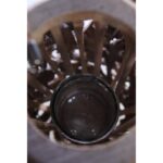 FAROL PARA VELA CORTEZAS MADERA 63CM - Imagen 2