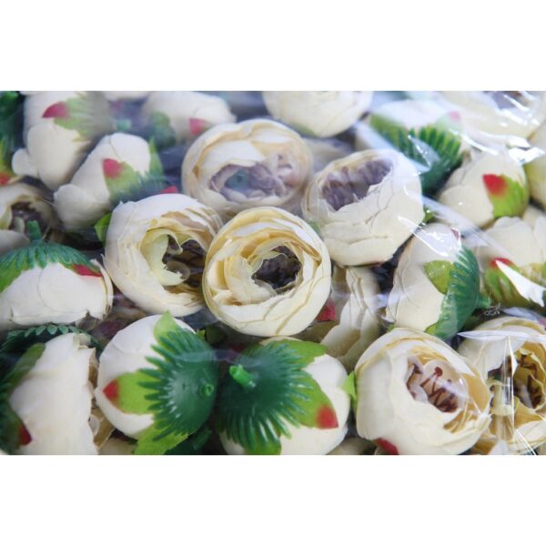 BOLSA DE 500 PCS DE CABEZAS DE RANUNCULOS ARTIFICIALES - Imagen 2