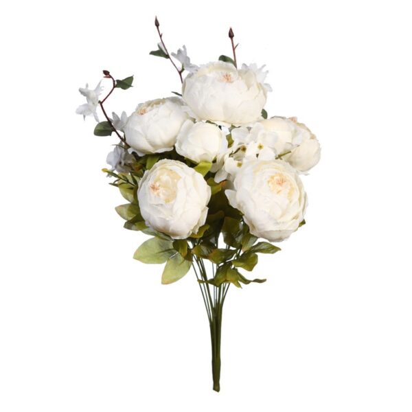 RAMO PEONIAS Y HORTENSIA 50CM - Imagen 1