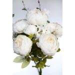 RAMO PEONIAS Y HORTENSIA 50CM - Imagen 2