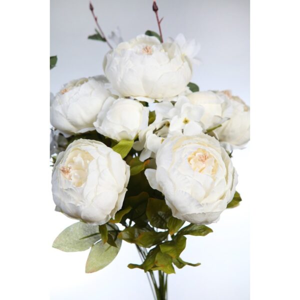 RAMO PEONIAS Y HORTENSIA 50CM - Imagen 2
