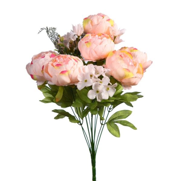 Y0622.02_0 RAMO PEONIAS Y ASTER 50CM - Imagen 1