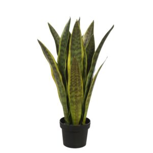 SANSEVIERIA EN MACETA ARTIFICIAL 62CM