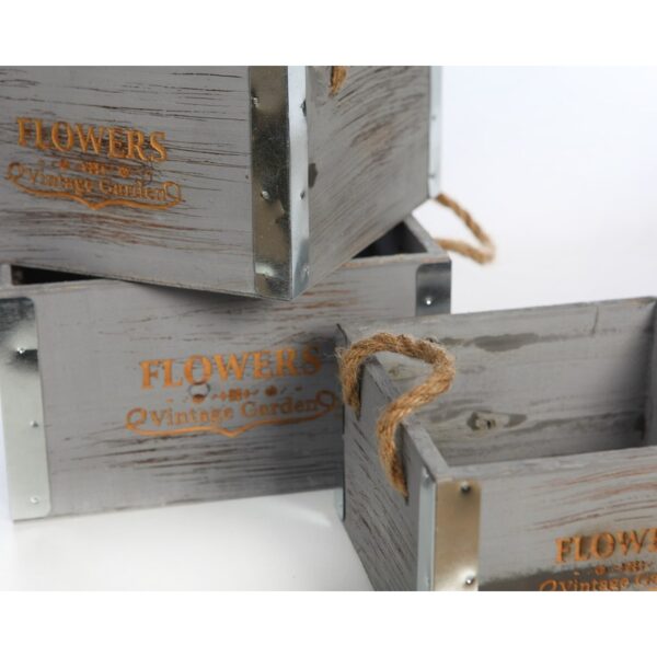 CAJA VINTAGE FLOWER X 3 - Imagen 2