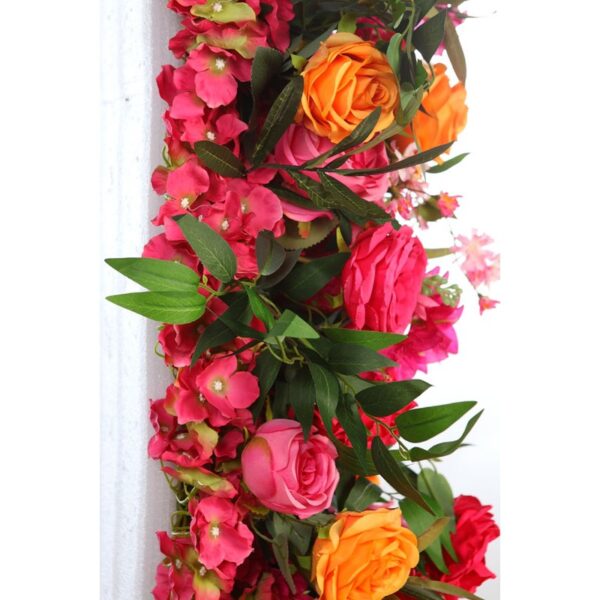 PANEL DE FLORES ARTIFICIALES 150X40CM - Imagen 3