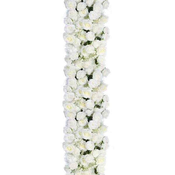 PANEL ROSAS BLANCAS 200X40CM - Imagen 1