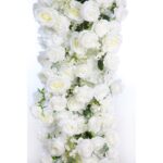 PANEL ROSAS BLANCAS 200X40CM - Imagen 2