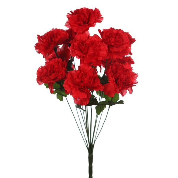 Y0849.03_0 RAMO DE CLAVELES X 12 ARITFICIAL 50CM - Imagen 1