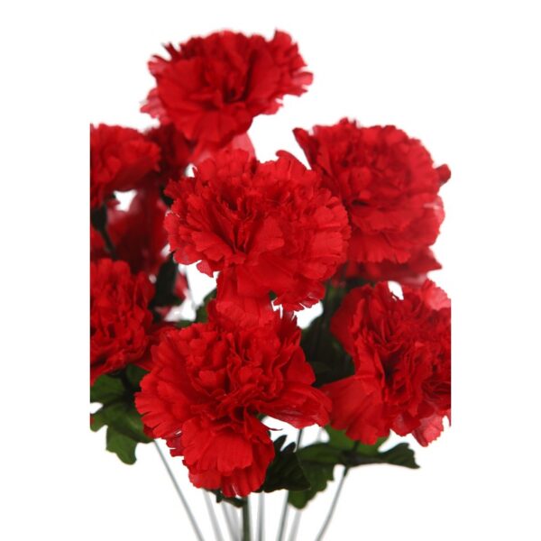 RAMO DE CLAVELES X 12 ARITFICIAL 50CM - Imagen 2