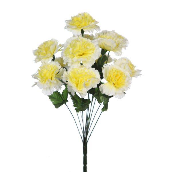 RAMO DE CLAVELES X 12 ARITFICIAL 50CM - Imagen 3